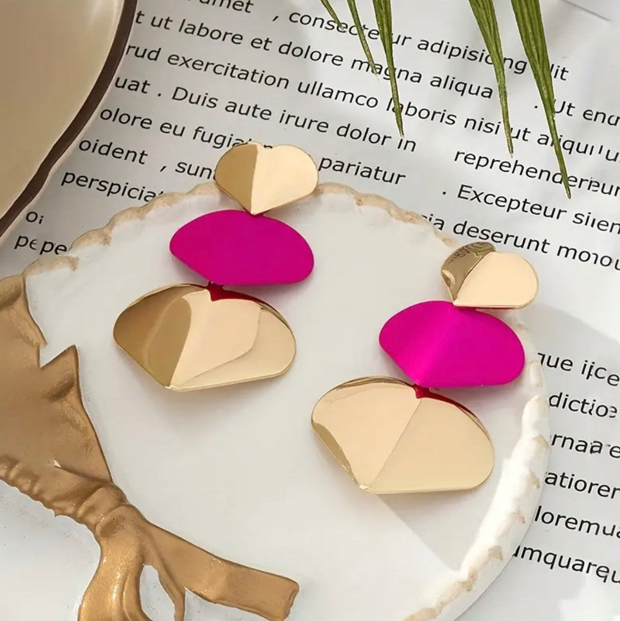 Boucles d’oreilles durable