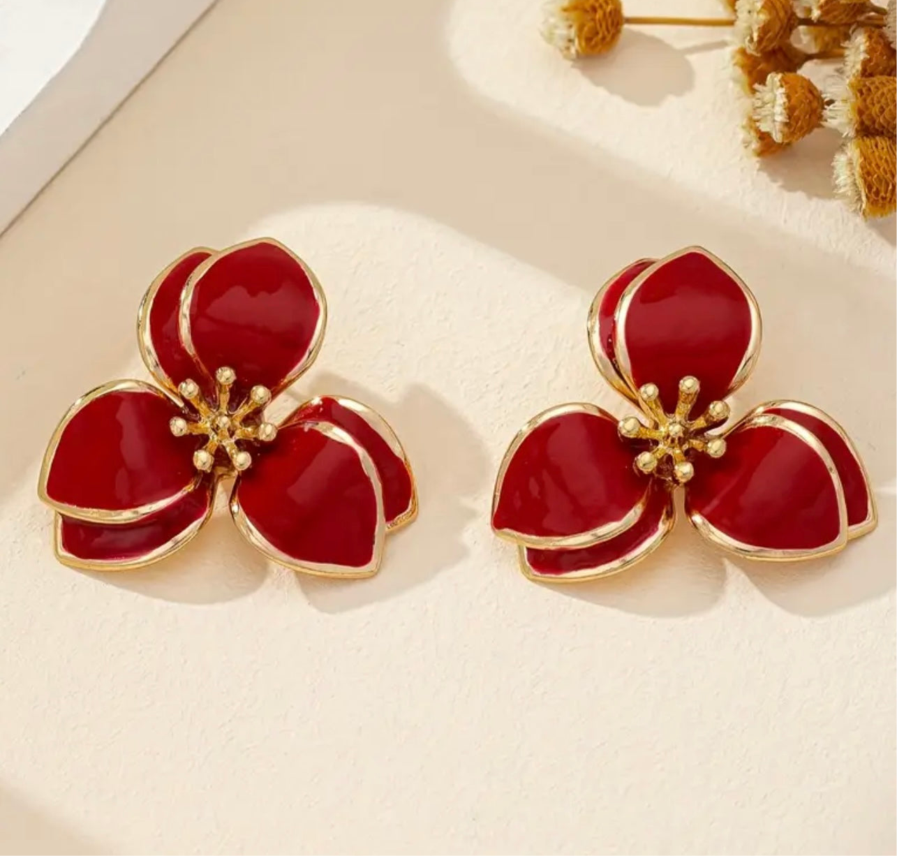 Boucles d’oreilles floral