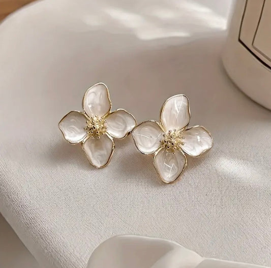 Boucle d’oreille fleur